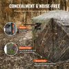 VEVOR Hunting Blind, 288¬∞ See Through Ground Blind, 6-7 Person Pop Up Deer Blind for Hunting with Carrying Bag, Portable Resilient Hunting Tent