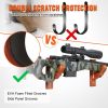 VEVOR Gun Rack Wall Mount, Horizontal Gun Rack and Shotgun Hooks, Single Gun Storage Display Rack For Wall, Gun Holder with Soft Padding holds Rifles