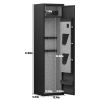 5-6 Gun Safe Home Rifle and Pistol Safe, Quick Access Long Gun Safe Shotgun Rifle Cabinet