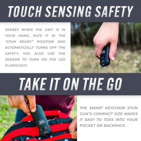 SMART 24,000,000* Keychain Stun Gun (Color: Light Purple)