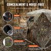 VEVOR Hunting Blind, 270¬∞ See Through Ground Blind, 2-3 Person Pop Up Deer Blind for Hunting with Carrying Bag, Portable Resilient Hunting Tent